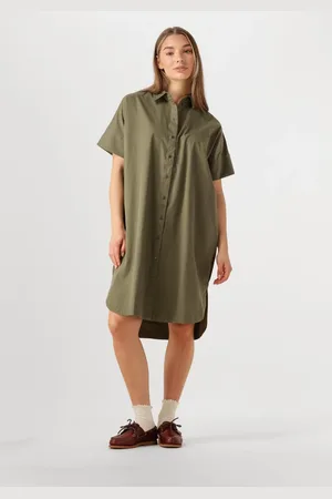 SELECTED Dames Kleedjes Slfblair 2/4 Short Shirt Dress - - Maat 34