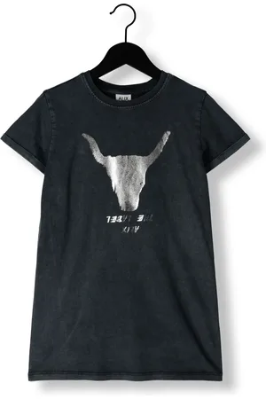 Alix the label Meisjes Kleedjes Bull Dress - - Maat 104