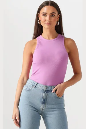 SELECTED Dames Tops & T-shirts Slfanna O-neck Tank Top - - Maat XL