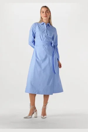 SELECTED Dames Kleedjes Slfaviana Ls Midi Wrap Dress - - Maat 34