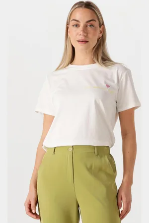 Ydence Dames Tops & T-shirts T-shirt La Dolce Vita - - Maat XL