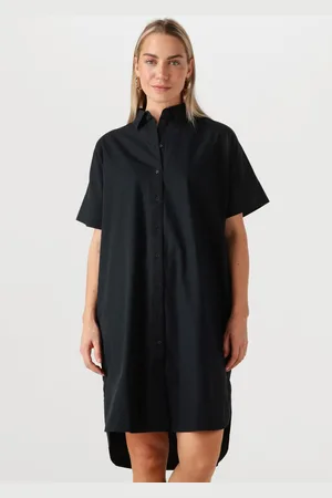 SELECTED Dames Kleedjes Slfblair 2/4 Short Shirt Dress - - Maat 34