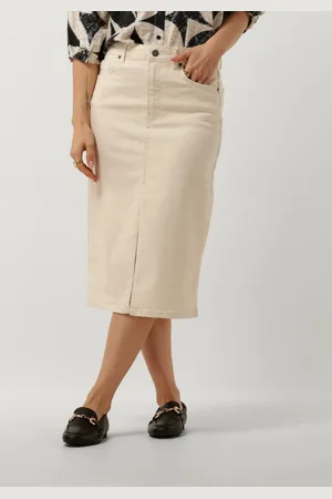 Object Dames Rokken Objellen Mw Midi Twill Skirt - - Maat XL
