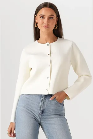 Neo Noir Dames Truien & Vesten Limi Smooth Knit Cardigan - - Maat 34