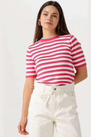 Object Dames Tops & T-shirts Objester S/s New Knit Pullover - - Maat XL