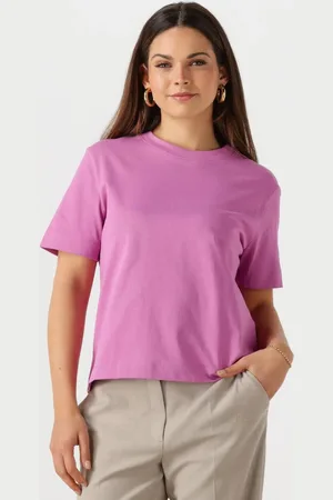 SELECTED Dames Tops & T-shirts Slfessential Ss Boxy Tee - - Maat XL