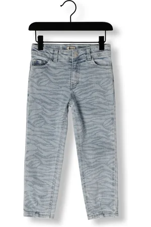 Daily7 Meisjes Jeans 2500 Mom Fit Animal - - Maat 104