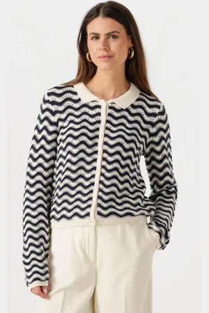 Fabienne Chapot Dames Truien & Vesten Caro Crochet Cardigan Long Sleeve - - Maat XL