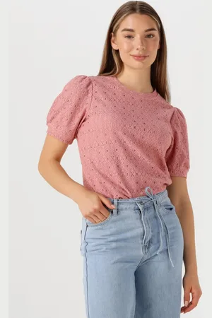 Object Dames Tops & T-shirts Objlaila S/s Re Top - - Maat XL
