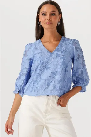 SELECTED Dames Blouses Slfcathi-sadie 3/4 Top Ff - - Maat 34