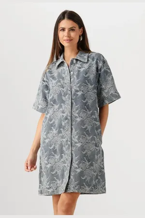 Y.A.S Dames Kleedjes Yasflamera Ss Denim Shirt Dress - - Maat 34