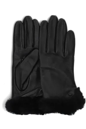 UGG Dames Handschoenen Leather Sheepskin Vent Glove - - Maat S