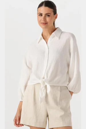 Minus Dames Blouses Stina Shirt - - Maat 36