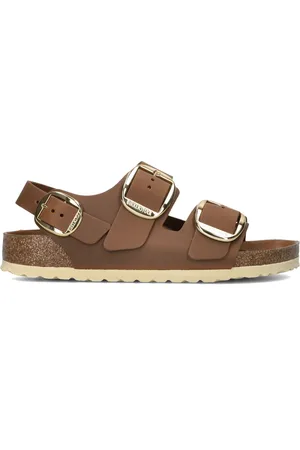 Birkenstock Dames Slippers Milano Big Buckle - - Maat 36