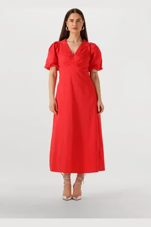 Neo Noir Dames Kleedjes Illana Poplin Dress - - Maat 34