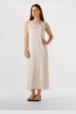 With Black Dames Kleedjes Wbldordi Long Tank Dress - - Maat XL