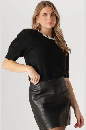 Neo Noir Dames Truien & Vesten Maia Stone Knit Blouse - - Maat XS