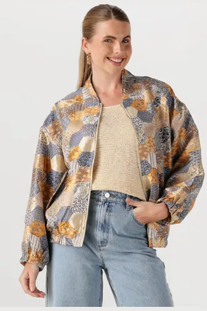 Studio Amaya Dames Jassen Mae Bomber - - Maat XL