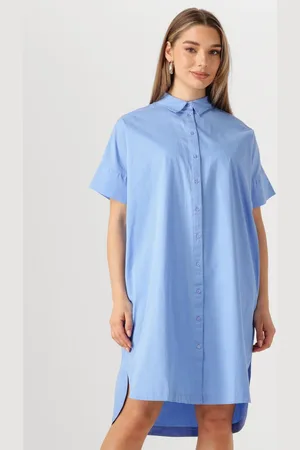 SELECTED Dames Kleedjes Slfblair 2/4 Short Shirt Dress - - Maat 36