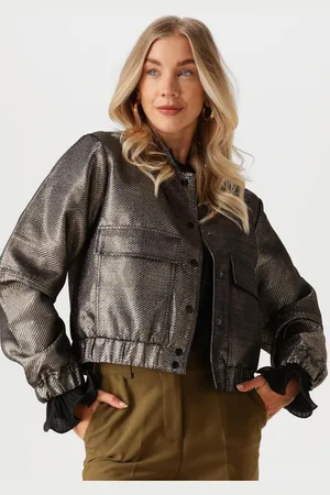Y.A.S Dames Jassen Yasgosh Ls Short Bomber Jacket - - Maat XS