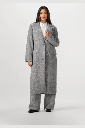 Alix the label Dames Jassen Ladies Woven Sequin Long Blazer - - Maat XL