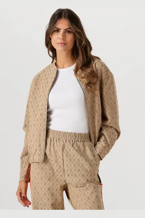 Alix the label Dames Jassen Ladies Woven Logo Jacket - - Maat XS