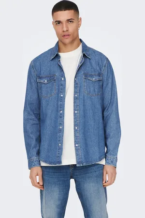 Only & Sons Onsbane Denim Overhemd