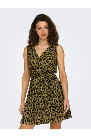ONLY Dames Korte jurken - Regular Fit V-hals Korte Jurk