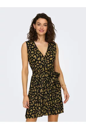 ONLY Dames Korte jurken - Regular Fit V-hals Korte Jurk
