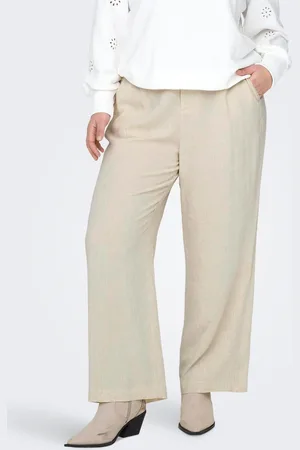 ONLY Caragnes Straight Fit Linnen Broek