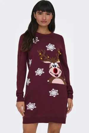 ONLY Onlxmas Midi-jurk