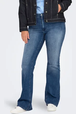 ONLY Carwilly Mid Waist Flared Fit Jeans