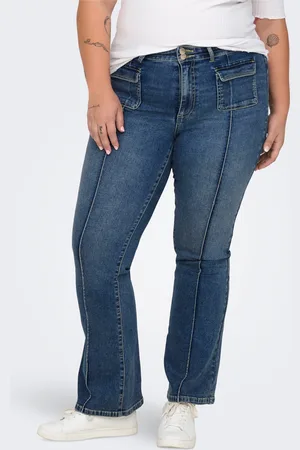 ONLY Carsally Mid Waist Flared Fit Jeans