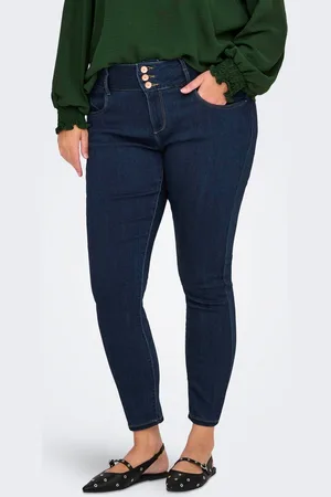 ONLY Caranna Mid Waist Skinny Fit Jeans