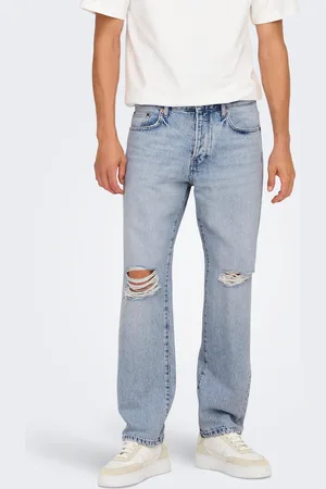 Only & Sons Onsedge Mid Waist Straight Fit Jeans