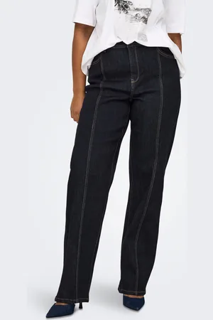 ONLY Caralicia Mid Waist Straight Fit Jeans