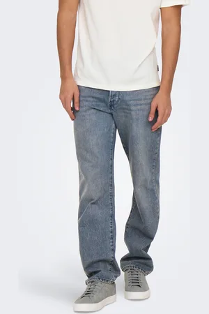 Only & Sons Onsedge Mid Waist Straight Fit Jeans
