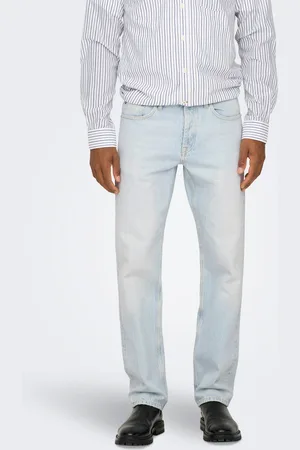 Only & Sons Onsedge Mid Waist Straight Fit Jeans