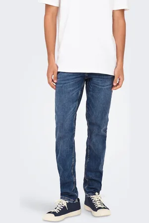 Only & Sons Onswarp Mid Waist Skinny Fit Jeans