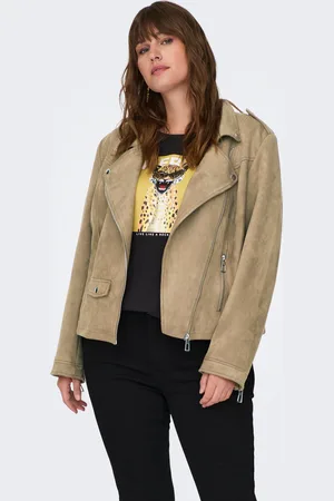 ONLY Carscootie Biker Jas Met Leer-look