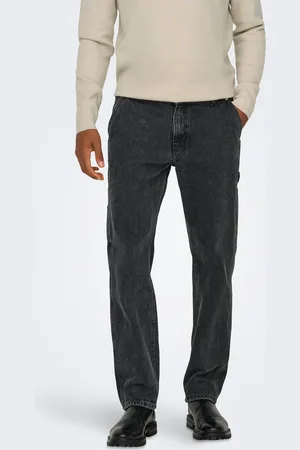 Only & Sons Onsedge Mid Waist Straight Fit Jeans