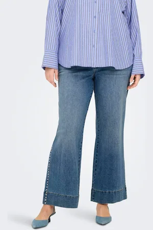 ONLY Carjuicy High Waist Wide Leg Fit Jeans
