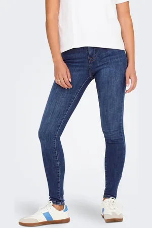 ONLY Onlpower Mid Waist Skinny Fit Jeans