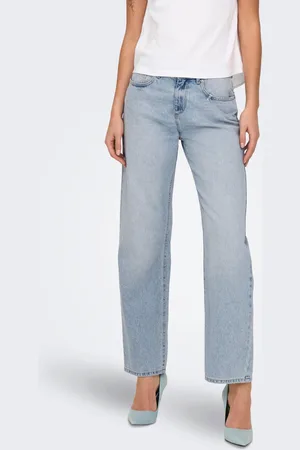ONLY Onlella Mid Waist Straight Fit Jeans