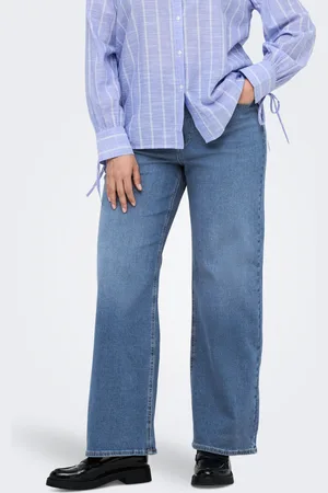 ONLY Carbilly High Waist Wide Leg Fit Jeans