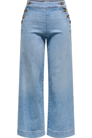 ONLY Onlmadison High Waist Wide Kort Leg Fit Jeans