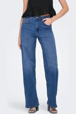 ONLY Onljuicy High Waist Wide Leg Fit Jeans