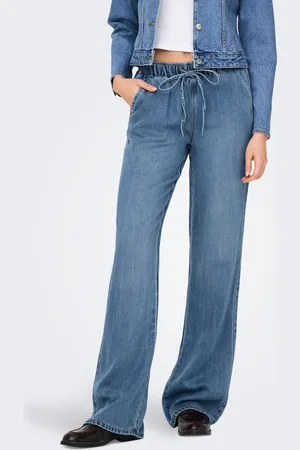 ONLY Onlgreta High Waist Wide Leg Fit Jeans