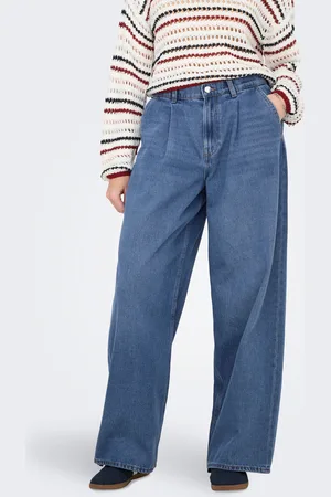 ONLY Onlivy Mid Waist Wide Leg Fit Jeans