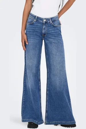 ONLY Onlcalifornia Mid Waist Wide Leg Fit Jeans